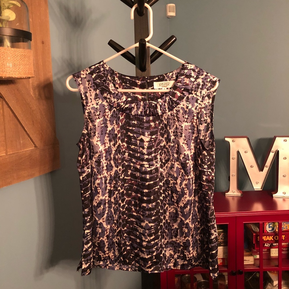 Kasper dressy tank top size M